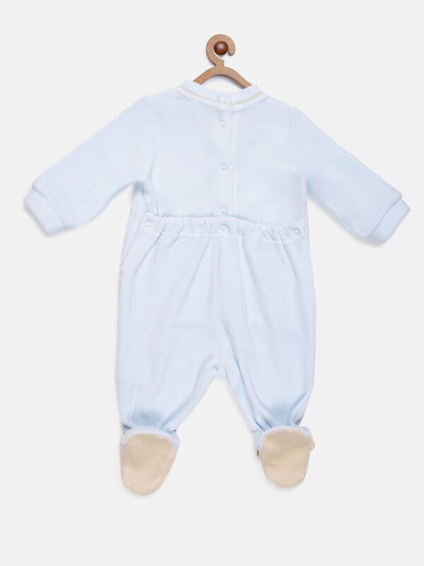 Velour Babysuit-Back Opening image number null